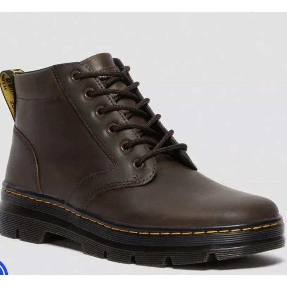 NIB Dr. Martens Men's 9 Women's 10 Bonny Brown Crazy Horse Boots 26794207 $130